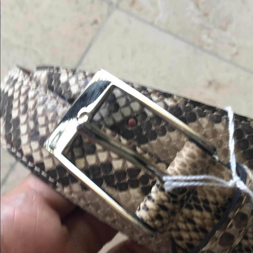 Paolo Bentini Python Mens Belt